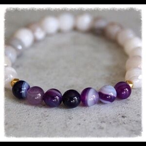 All Natural Semi Precious Stone Bracelet